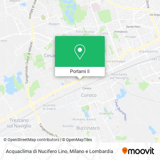 Mappa Acquaclima di Nucifero Lino