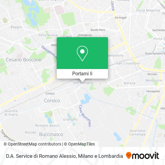 Mappa D.A. Service di Romano Alessio