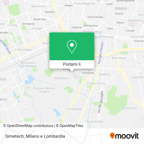 Mappa Simetech