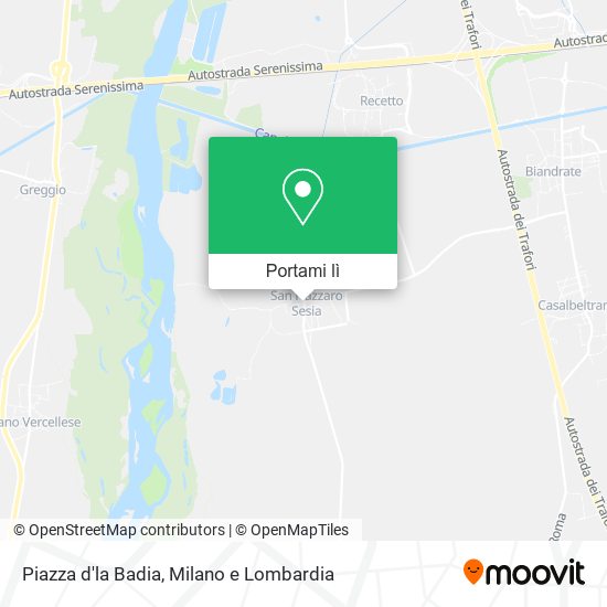 Mappa Piazza d'la Badia