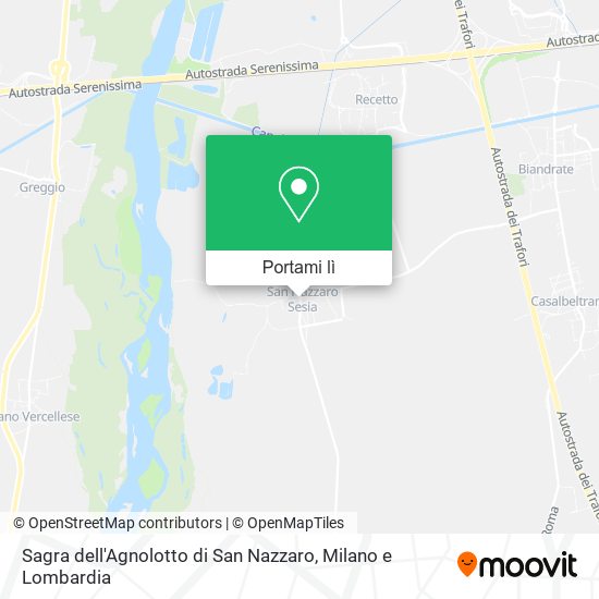Mappa Sagra dell'Agnolotto di San Nazzaro