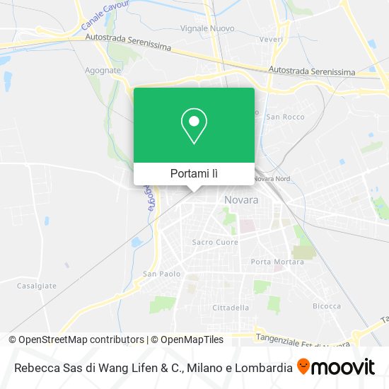 Mappa Rebecca Sas di Wang Lifen & C.