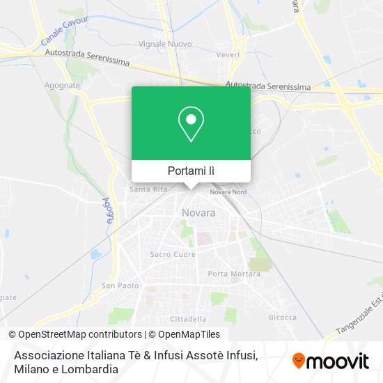 Mappa Associazione Italiana Tè & Infusi Assotè Infusi
