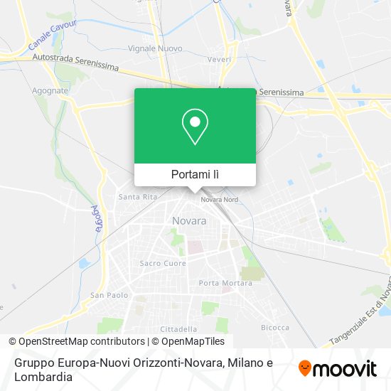 Mappa Gruppo Europa-Nuovi Orizzonti-Novara