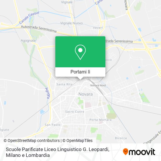 Mappa Scuole Parificate Liceo Linguistico G. Leopardi