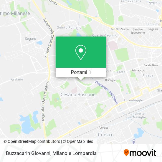 Mappa Buzzacarin Giovanni