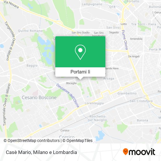 Mappa Casè Mario