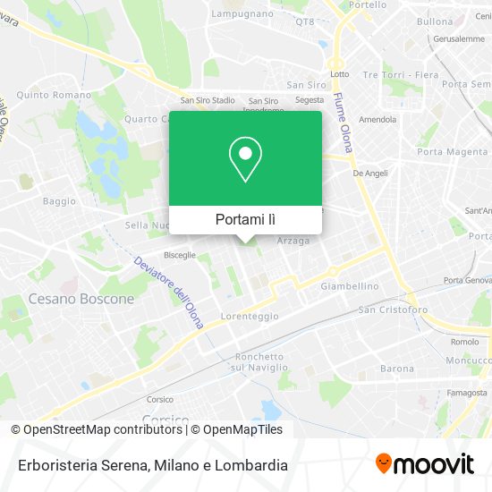 Mappa Erboristeria Serena
