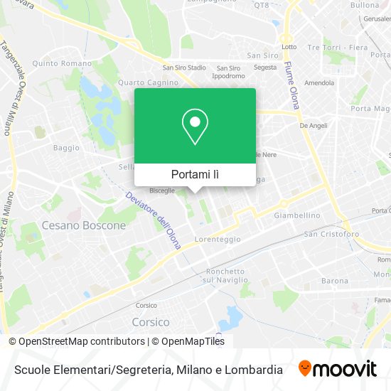 Mappa Scuole Elementari/Segreteria
