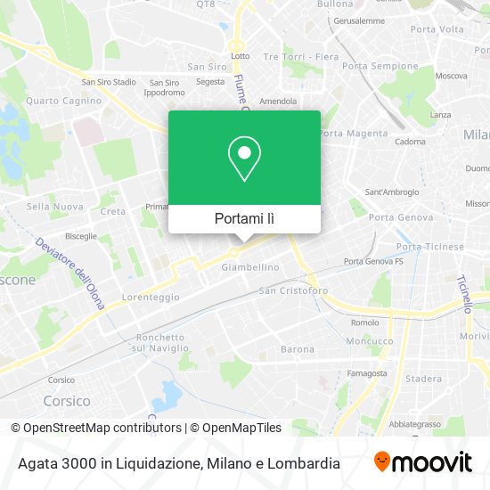 Mappa Agata 3000 in Liquidazione