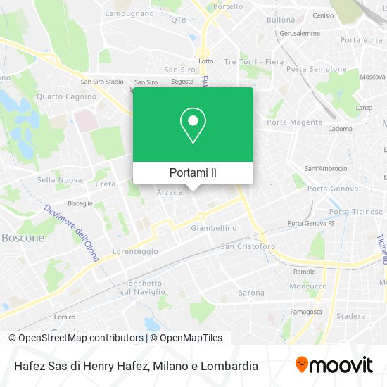 Mappa Hafez Sas di Henry Hafez