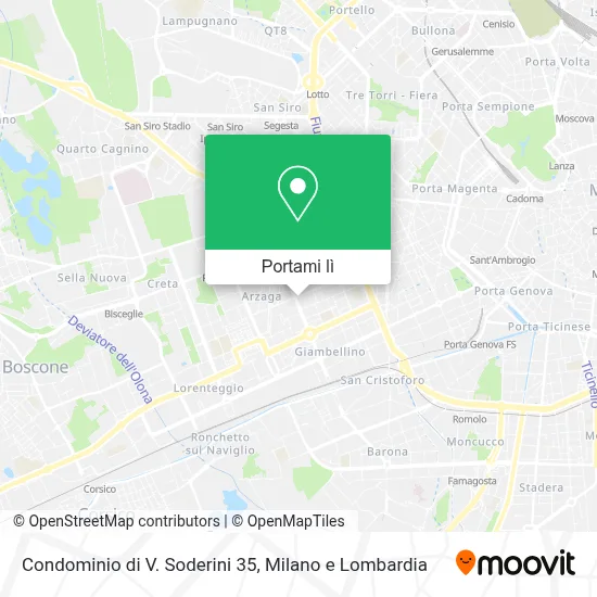 Mappa Condominio di V. Soderini 35