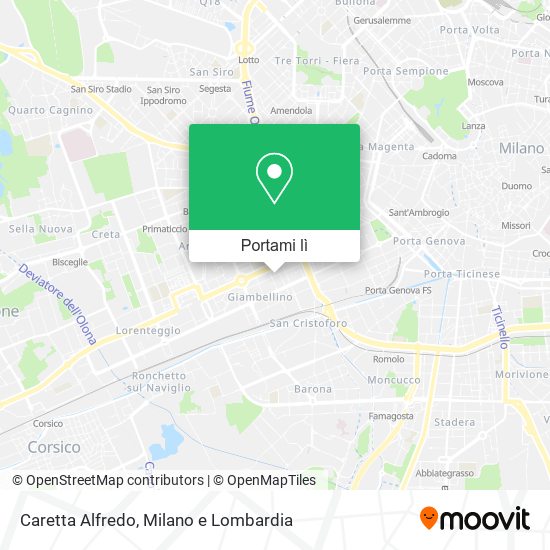 Mappa Caretta Alfredo
