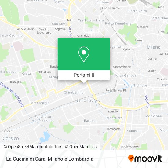 Mappa La Cucina di Sara