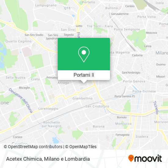 Mappa Acetex Chimica