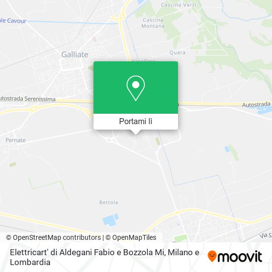 Mappa Elettricart' di Aldegani Fabio e Bozzola Mi