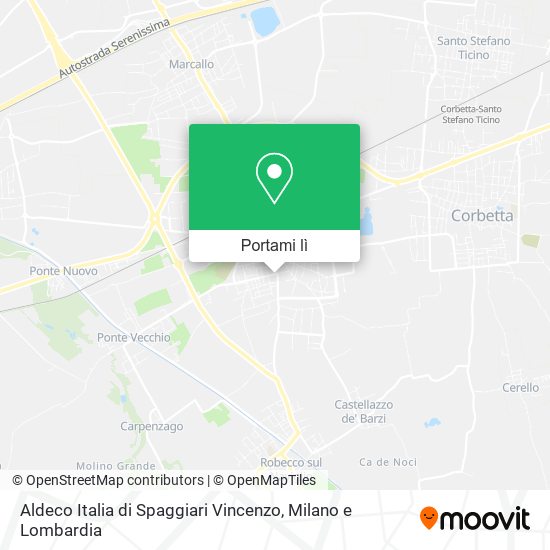 Mappa Aldeco Italia di Spaggiari Vincenzo