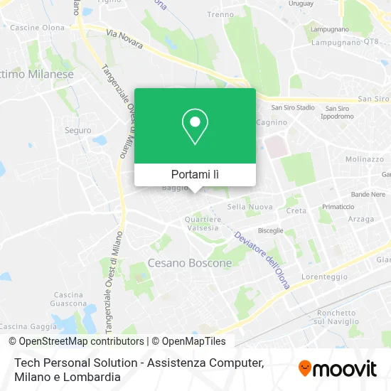 Mappa Tech Personal Solution - Assistenza Computer