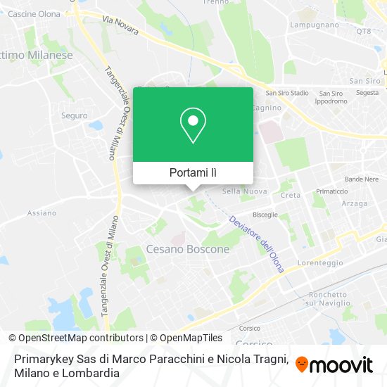 Mappa Primarykey Sas di Marco Paracchini e Nicola Tragni