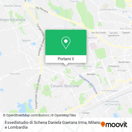 Mappa Essedistudio di Schena Daniela Gaetana Irma