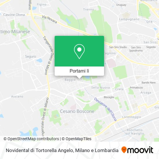 Mappa Novidental di Tortorella Angelo