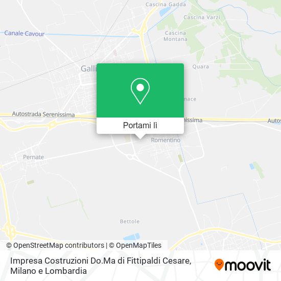Mappa Impresa Costruzioni Do.Ma di Fittipaldi Cesare