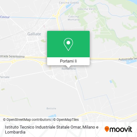 Mappa Istituto Tecnico Industriale Statale Omar