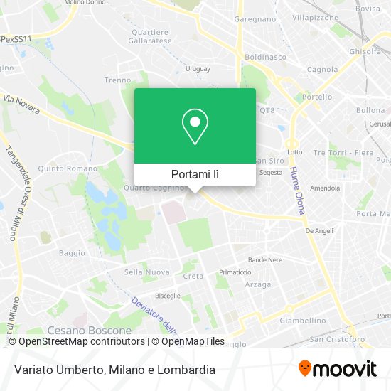Mappa Variato Umberto