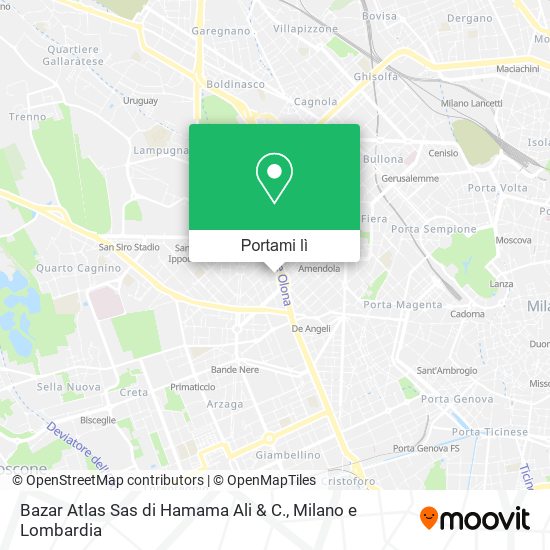 Mappa Bazar Atlas Sas di Hamama Ali & C.