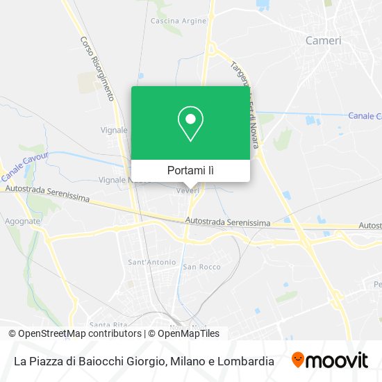 Mappa La Piazza di Baiocchi Giorgio