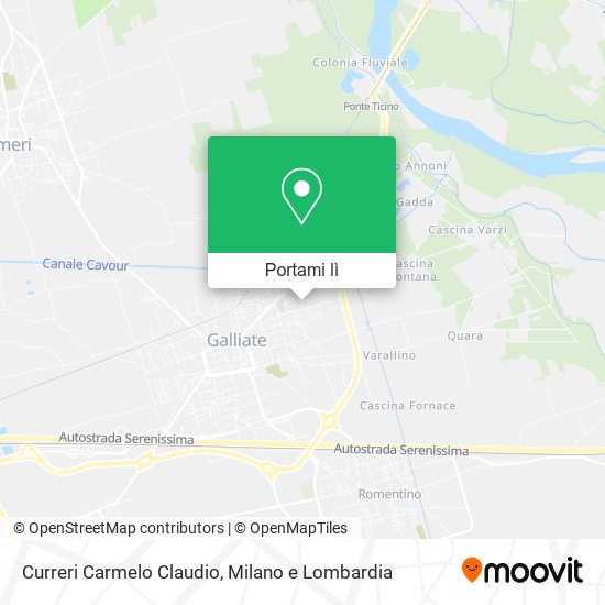Mappa Curreri Carmelo Claudio