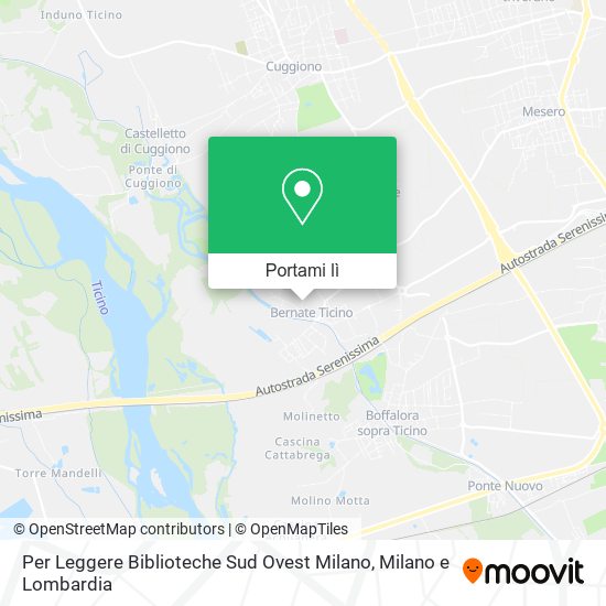 Mappa Per Leggere Biblioteche Sud Ovest Milano