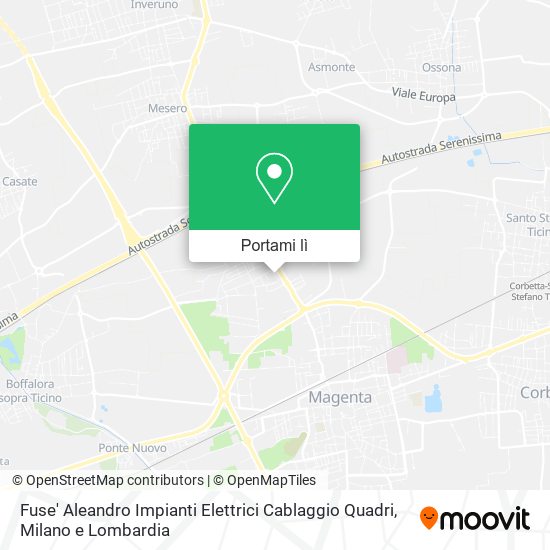 Mappa Fuse' Aleandro Impianti Elettrici Cablaggio Quadri