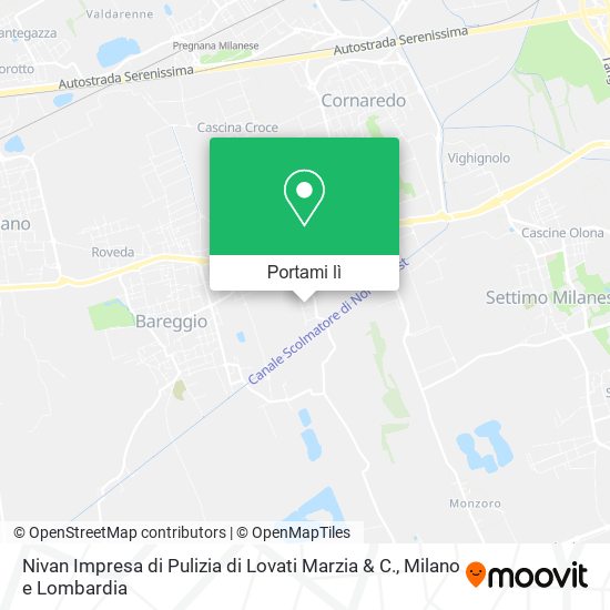 Mappa Nivan Impresa di Pulizia di Lovati Marzia & C.