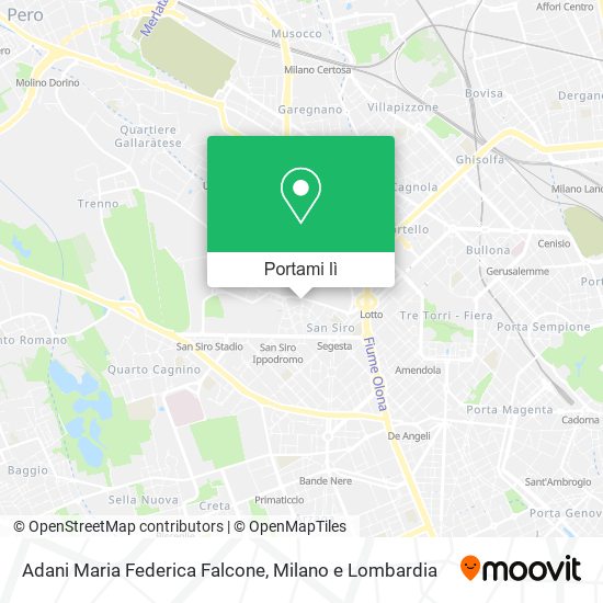 Mappa Adani Maria Federica Falcone