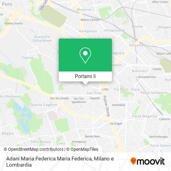 Mappa Adani Maria Federica Maria Federica