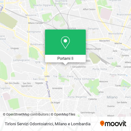 Mappa Tirloni Servizi Odontoiatrici
