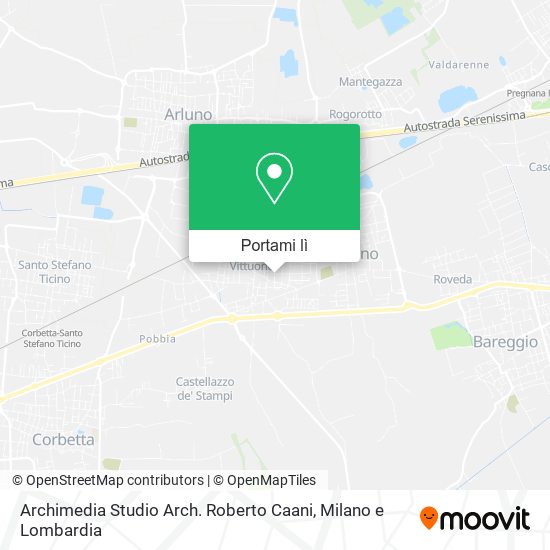 Mappa Archimedia Studio Arch. Roberto Caani