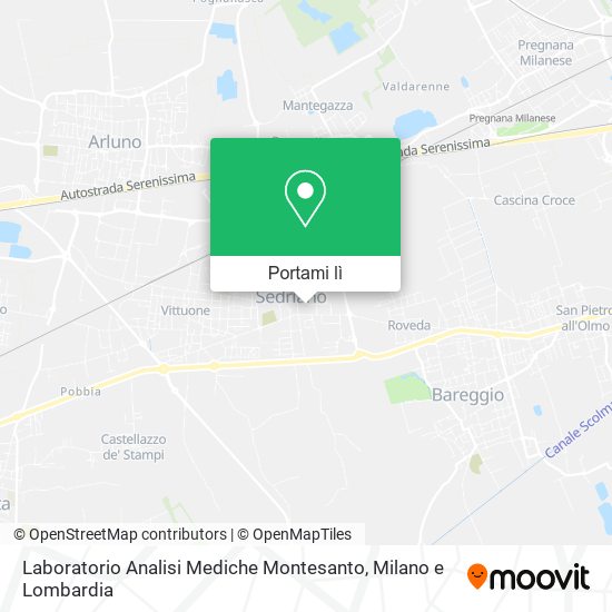 Mappa Laboratorio Analisi Mediche Montesanto