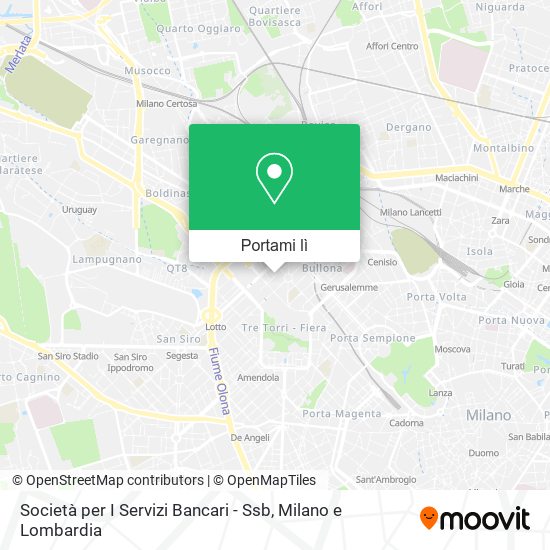 Mappa Società per I Servizi Bancari - Ssb