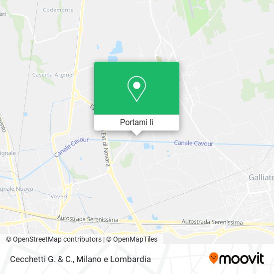 Mappa Cecchetti G. & C.