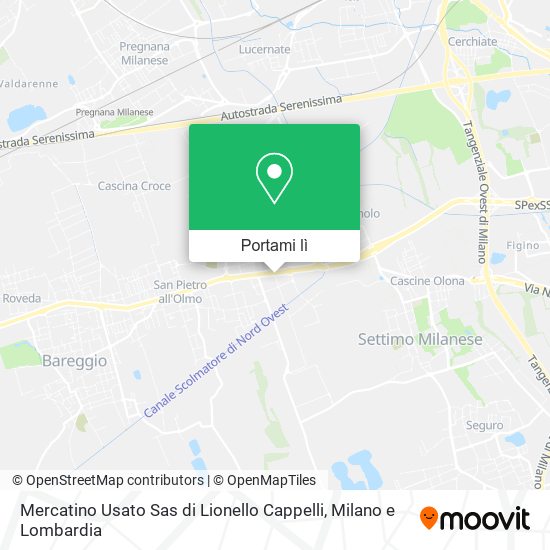 Mappa Mercatino Usato Sas di Lionello Cappelli
