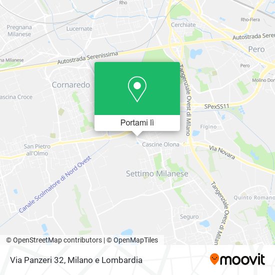 Mappa Via Panzeri 32