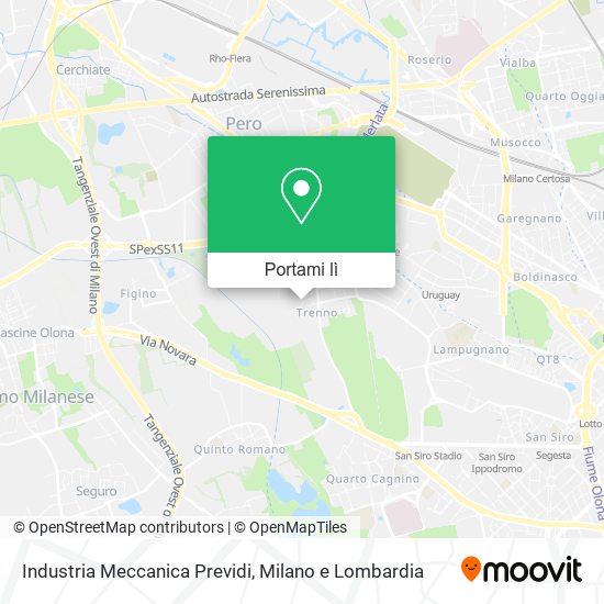 Mappa Industria Meccanica Previdi