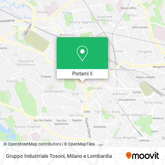Mappa Gruppo Industriale Tosoni