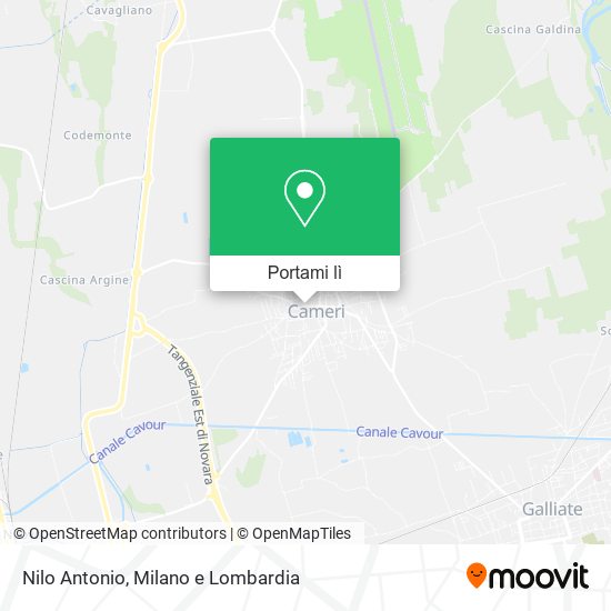 Mappa Nilo Antonio