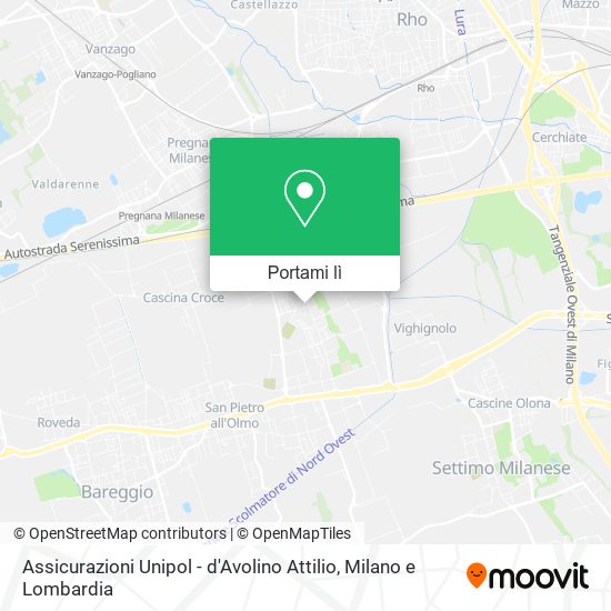 Mappa Assicurazioni Unipol - d'Avolino Attilio