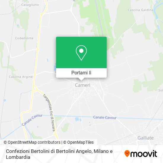 Mappa Confezioni Bertolini di Bertolini Angelo