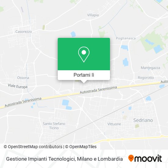 Mappa Gestione Impianti Tecnologici