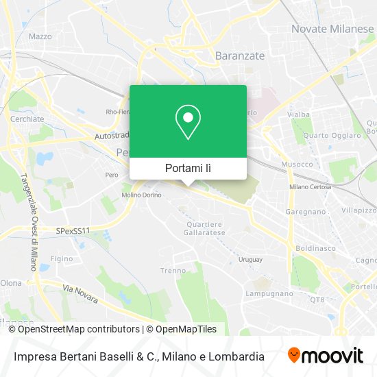 Mappa Impresa Bertani Baselli & C.
